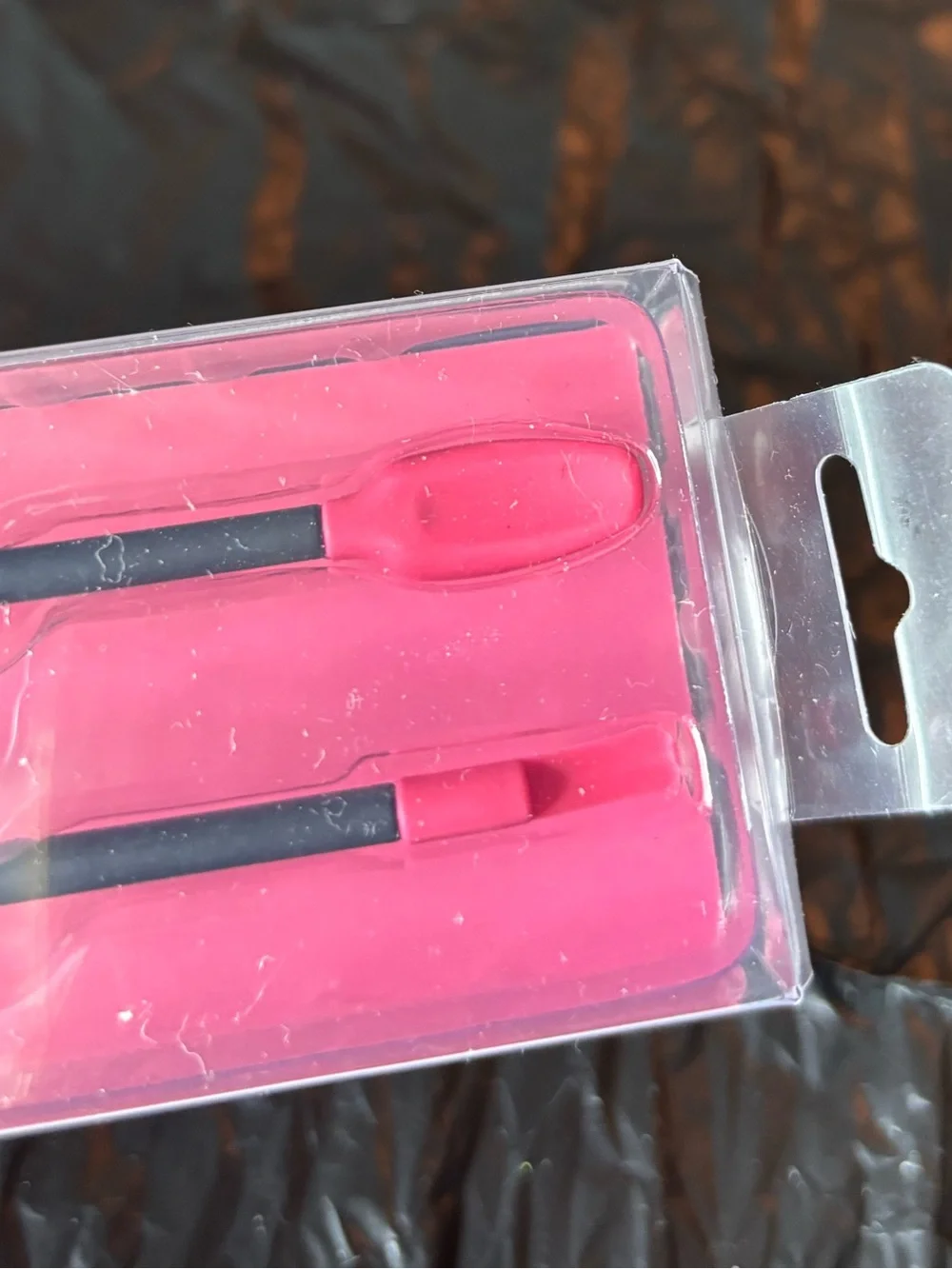 Ulta Beauty Pink and Black Makeup Spatulas Duo Assorted Size Applicators NEW